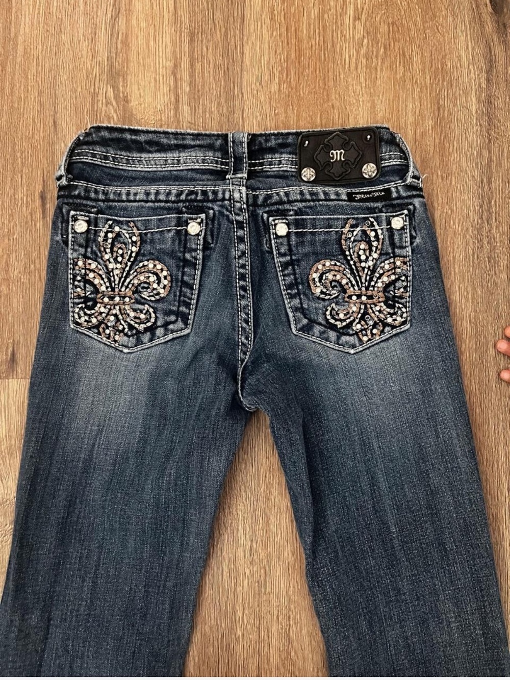 Girls Miss me bootcut jeans